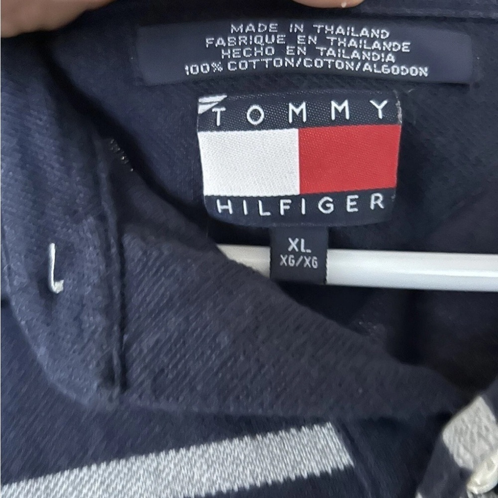 Vintage Tommy Hilfiger Striped Polo Mens Shirt SZ XL EUC! - Picture 2 of 14